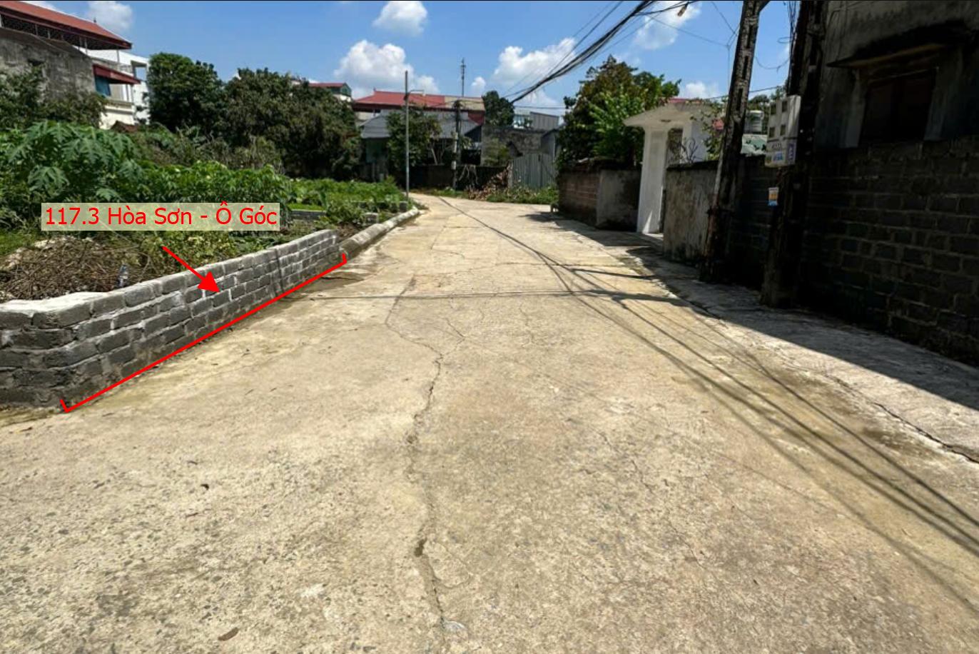 Hình ảnh Bán Lô Góc 2 Mặt Tiền 117.3m Tại Hòa Sơn Ô Tô Đỗ Tận Đất Sát Mặt Đường Kinh Doanh QL6A