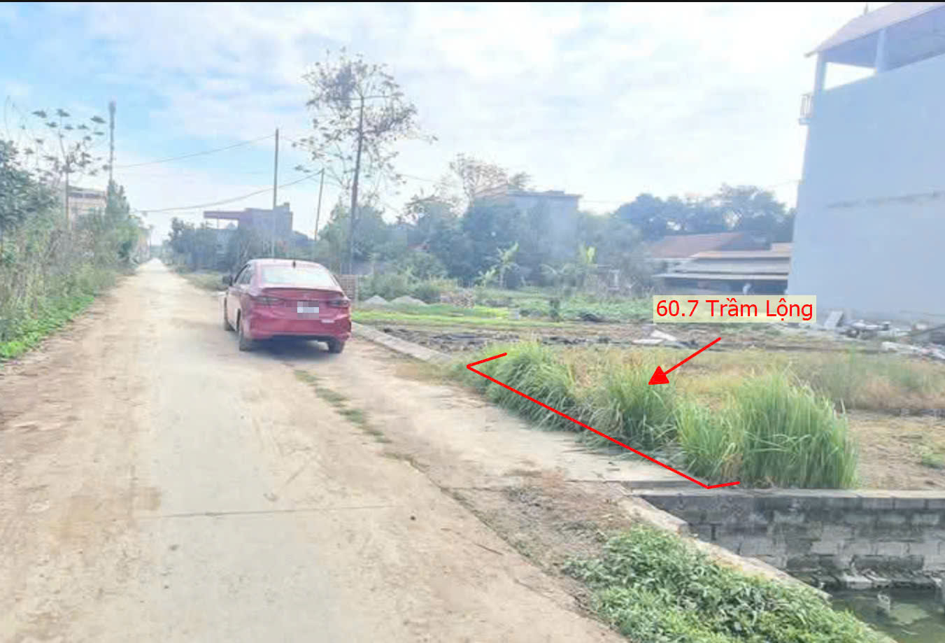 Hình ảnh Bán Thửa Đất 60.7m Tại Trầm Lộng Ứng Hòa Ô Tô Đỗ Tận Đất Sát Mặt Đường Kinh Doanh TL426