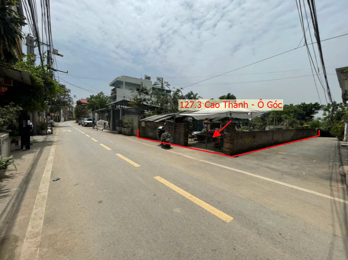 Hình ảnh Bán Lô Góc 2 Mặt Tiền 127.3m Tại Cao Thành Ứng Hòa Mặt Đường Kinh Doanh Giá Chỉ Vài Tỷ