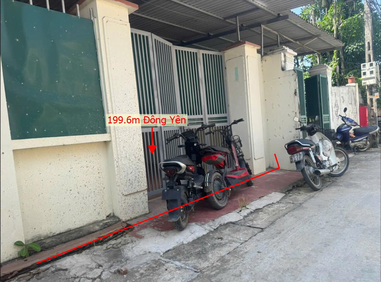 Hình ảnh Bán Lô Đất 199.6m Tại Đông Yên Quốc Oai Bám Đường Bê Tông Ô Tô Vào Tận Đất Sẵn Nhà Chỉ Việc Đến Ở Giá Đầu Tư