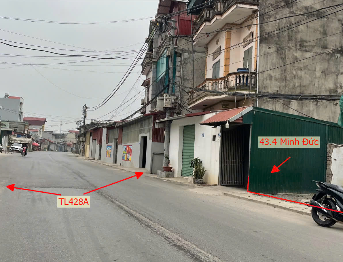 Hình ảnh Bán Thửa Đất 43.4m Tại Minh Đức Ứng Hòa Mặt Đường Kinh Doanh TL428A Giá Chỉ Hơn Tỷ