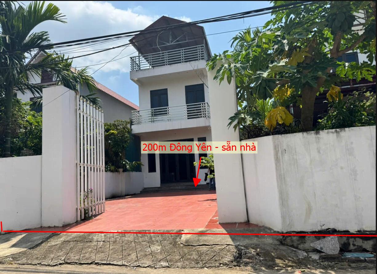 Hình ảnh Bán Lô Đất 200m Tại Đông Yên Quốc Oai Bám Đường Bê Tông Ô Tô Vào Tận Đất Sẵn Nhà 3 Tầng Chỉ Việc Xách vali Về Ở Giá Đầu Tư