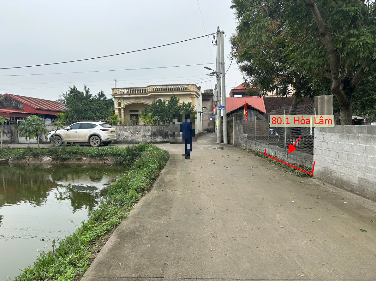 Hình ảnh Bán Thửa Đất 80.1M2 Tại Hòa Lâm Ô Tô Đỗ Tận Đất Mặt View Hồ Tự Nhiên Giá Chỉ Hơn Tỷ